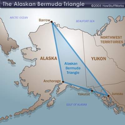 «Треугольник Аляски»: таинственное место, пугающее всех туристов. Фото