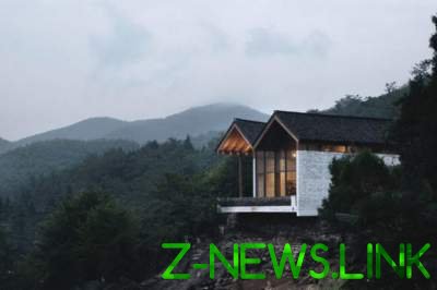 Красивейший дом на вершине горы в Китае. Фото