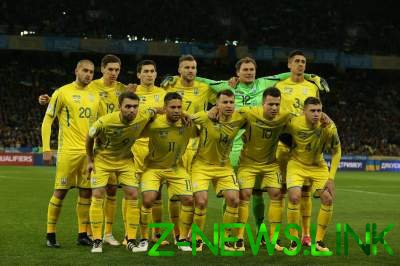 Украина завершила год на 35-й строке в рейтинге ФИФА