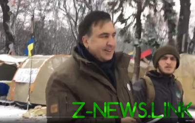 Саакашвили нагрубил иностранному журналисту. Видео