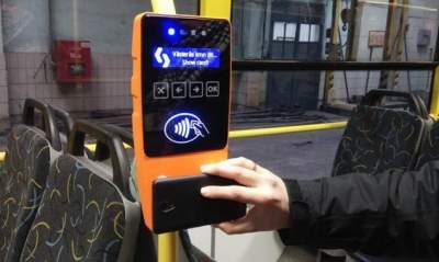 В киевском общественном транспорте появились электронные системы оплаты проезда