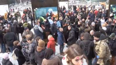 В Киеве началась акция протеста журналистов