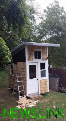 13-летний американец собственными руками построил домик. Фото