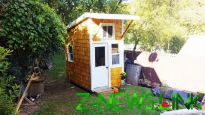 13-летний американец собственными руками построил домик. Фото