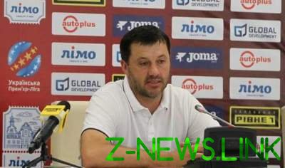 «Верес» планирует сменить главного тренера