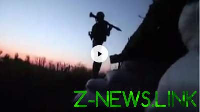 Бой украинских морпехов с боевиками возле Водяного. Видео