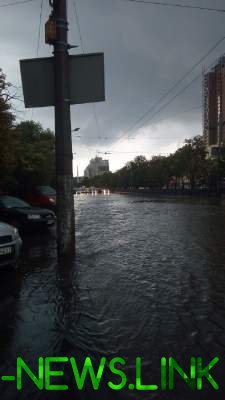 В Киеве непогода стала причиной пробок