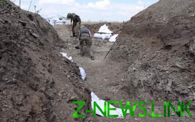 Объединенные силы начали строить укрепления на Донбассе