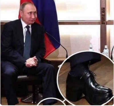 Путин насмешил Сеть очередными каблуками