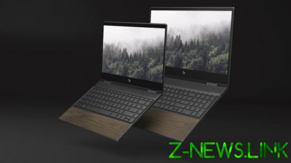 HP представила «деревянные» ноутбуки