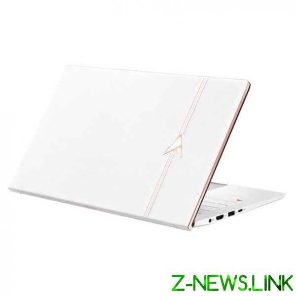 Asus представила ноутбук, обтянутый белой кожей