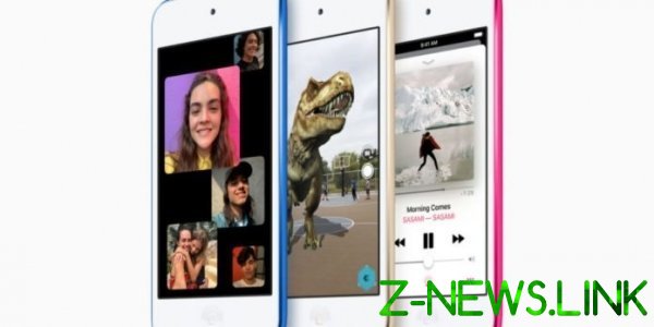 Apple представила новое поколение медиаплеера iPod Touch