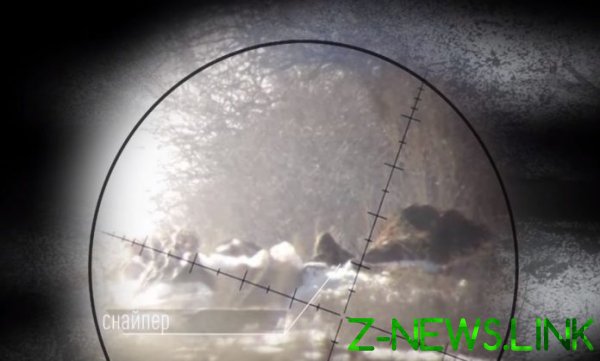 В Сети показали работу снайперов полка «Азов». Видео
